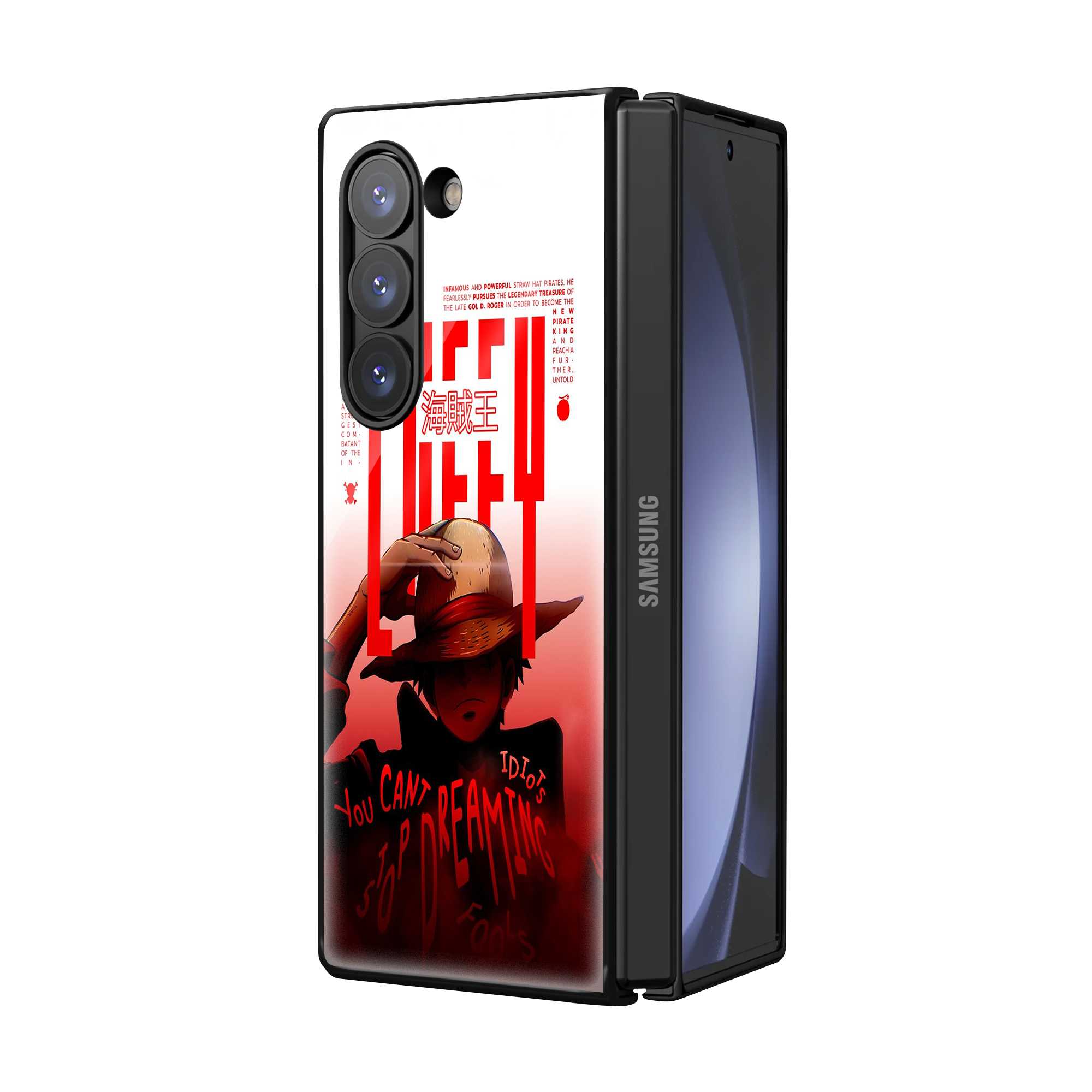 Red Dawn Samsung Z Fold Glass Case