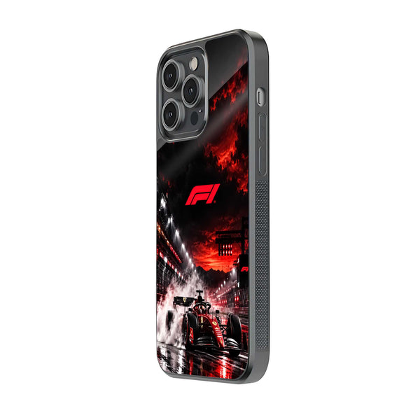 Red F1 Logo Glass Case