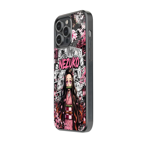 Red Flame Warrior Glass Case
