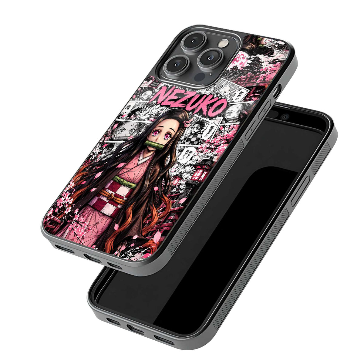 Red Flame Warrior Glass Case