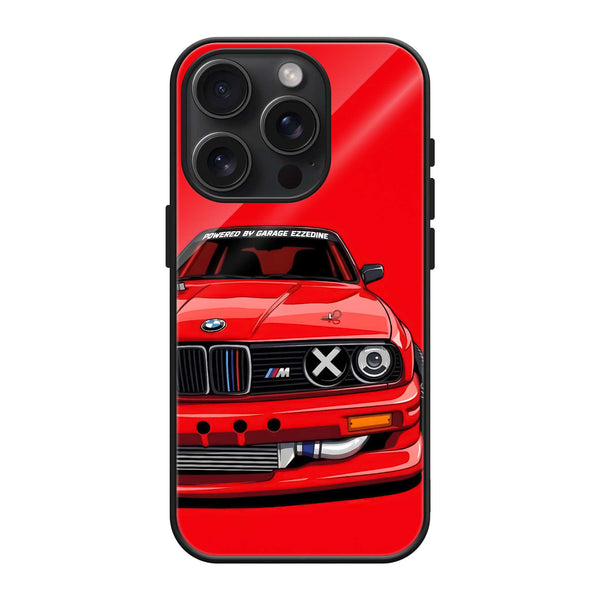 Red Mustang Beast Glass Case