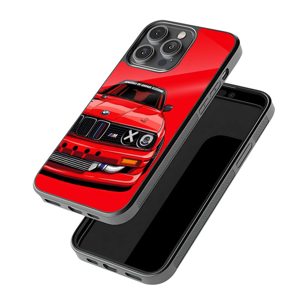 Red Mustang Beast Glass Case