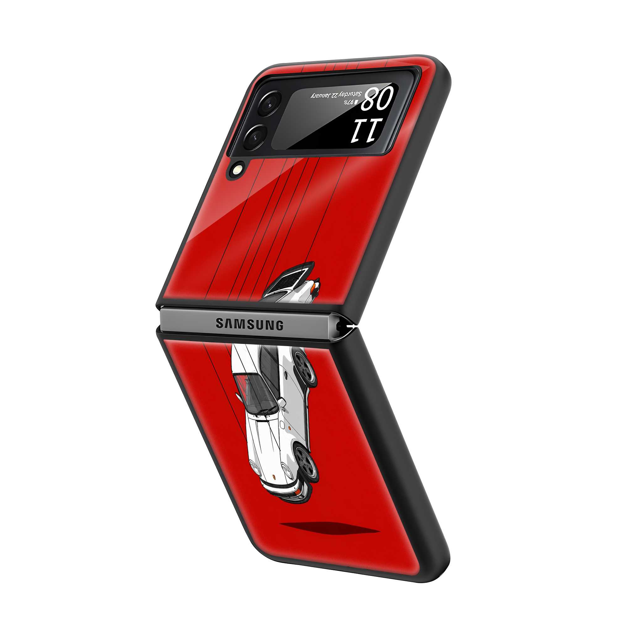 Redline Gravity Samsung Z Flip Glass Case