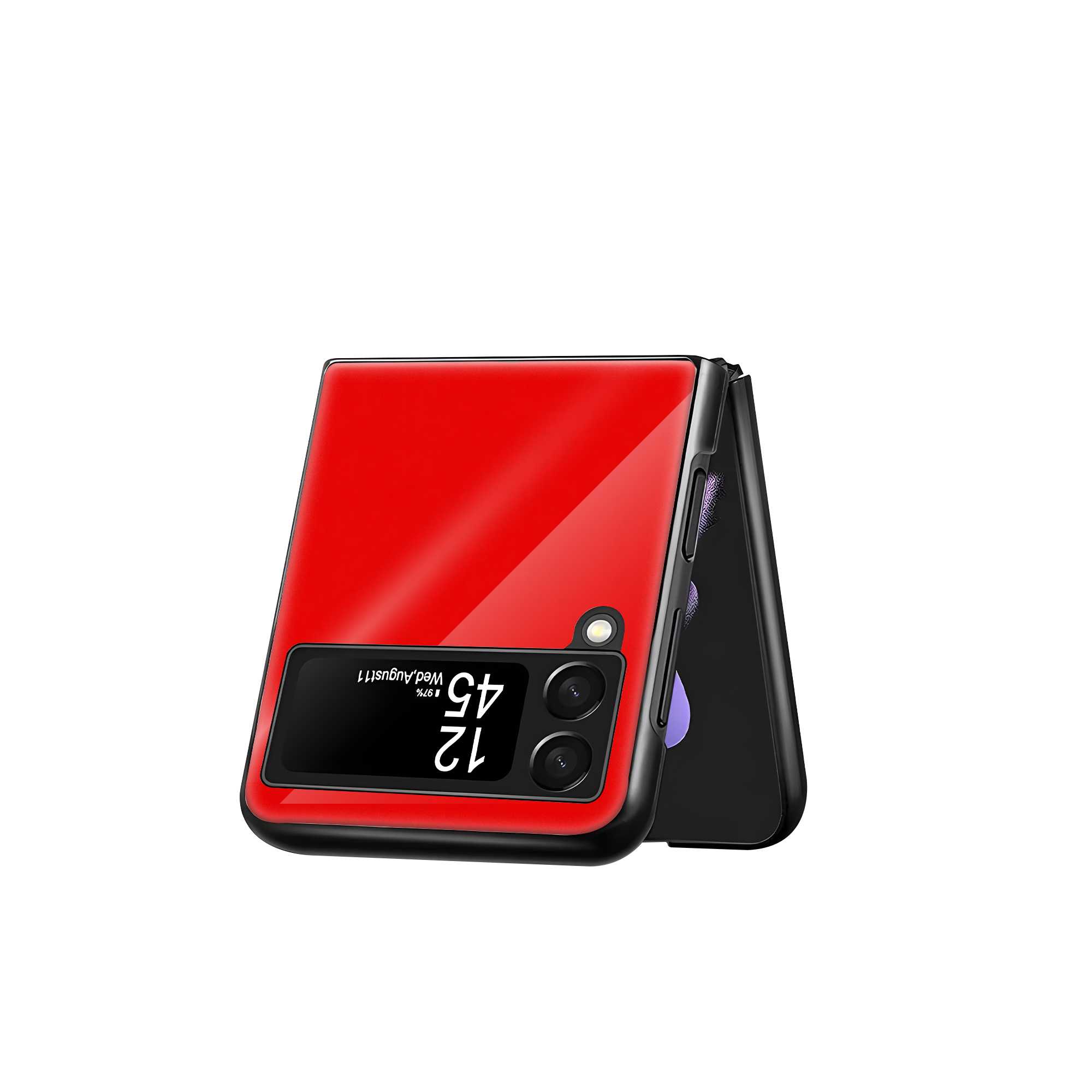 Redline Racer Samsung Z Flip Glass Case