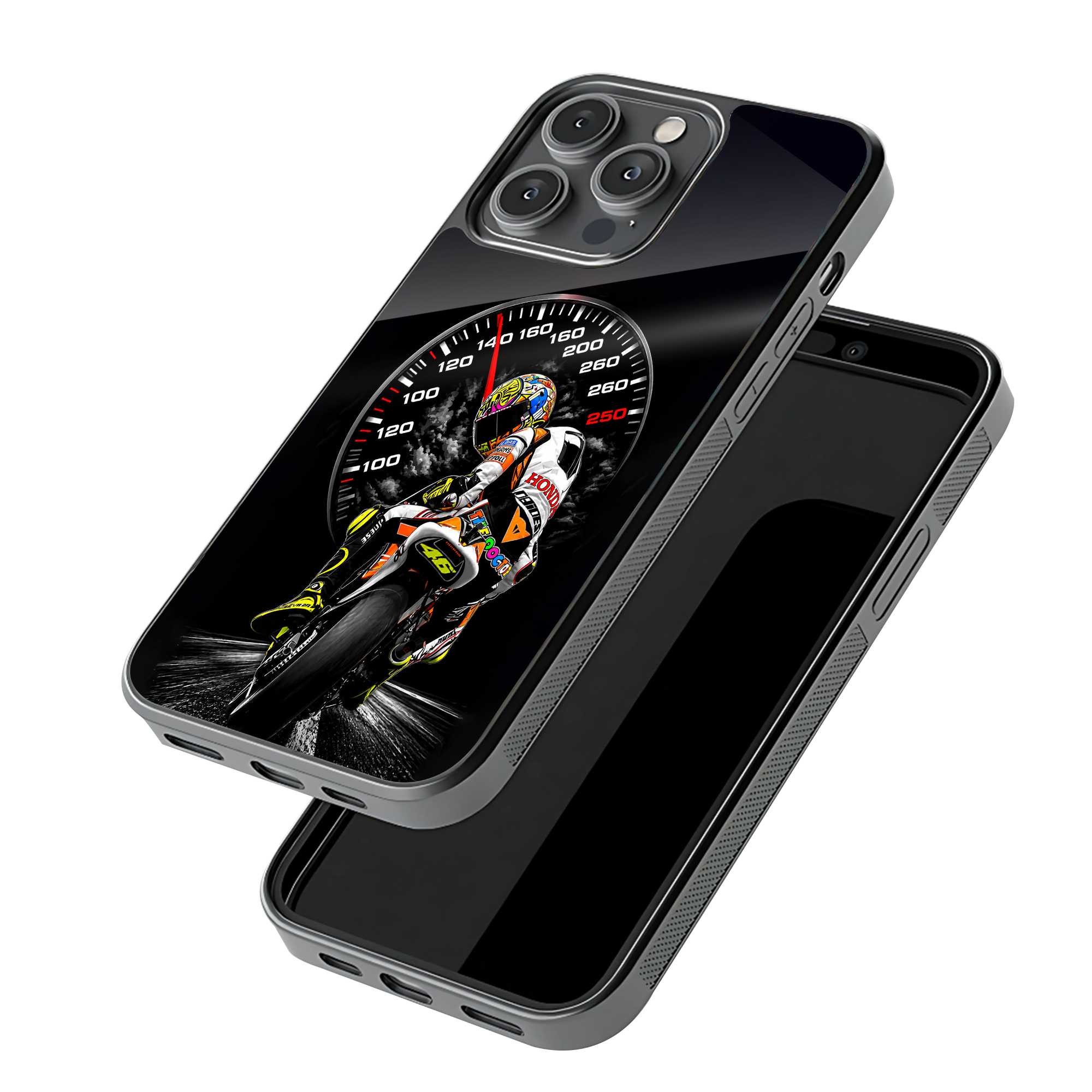 Redline Rush Glass Case