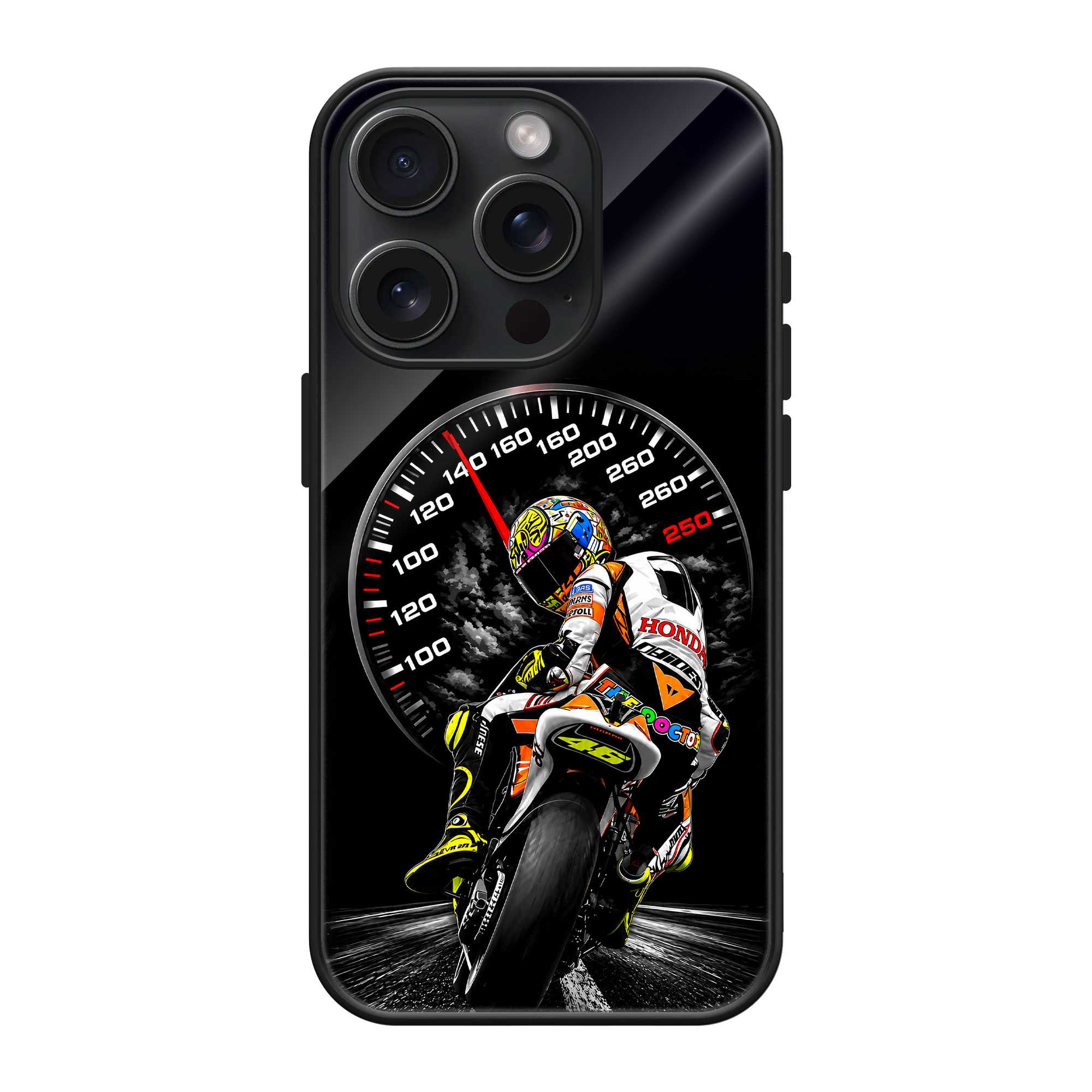 Redline Rush Glass Case