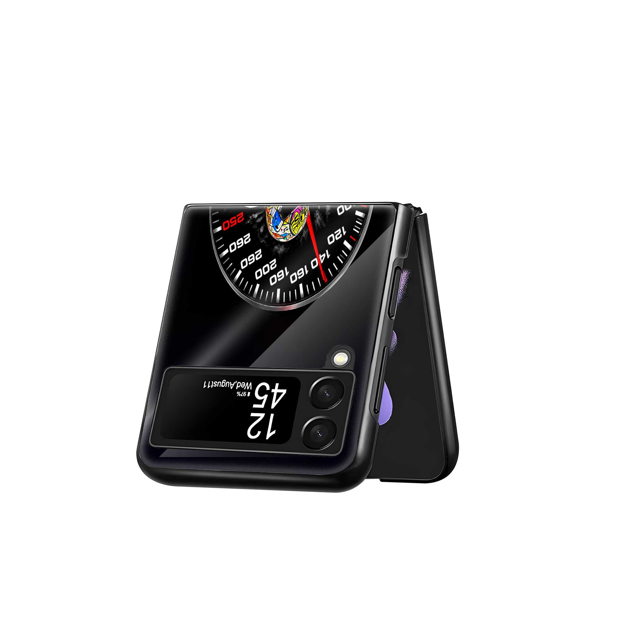 Redline Rush Samsung Z Flip Glass Case