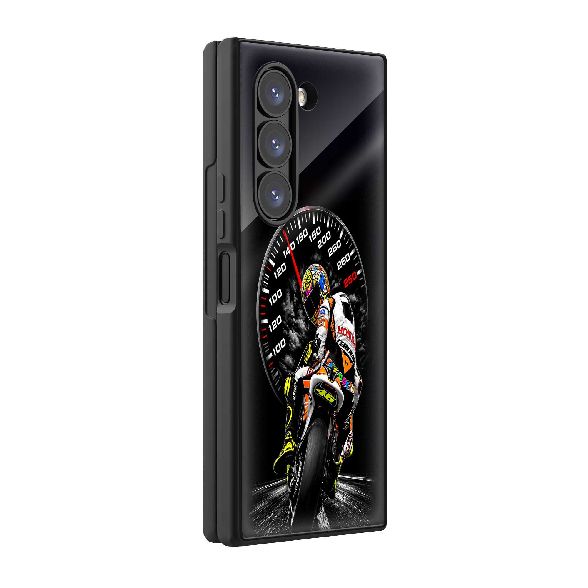 Redline Rush Samsung Z Fold Glass Case