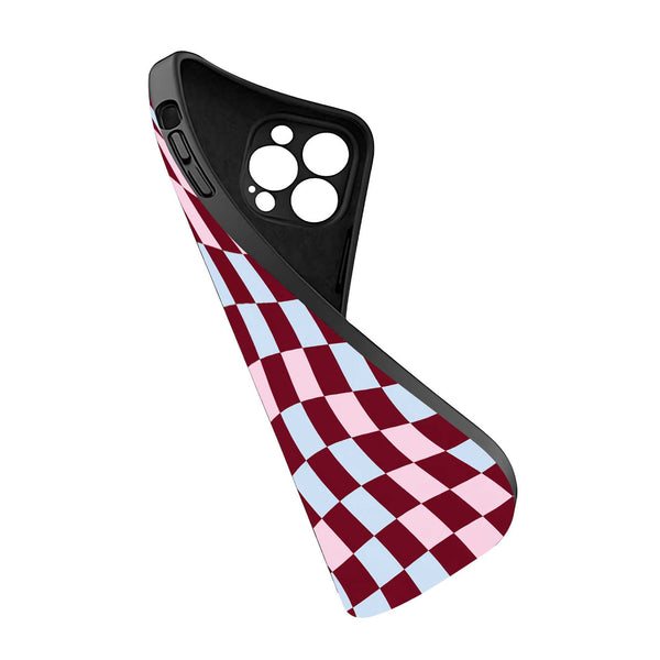 Retro Checker Silicone Case