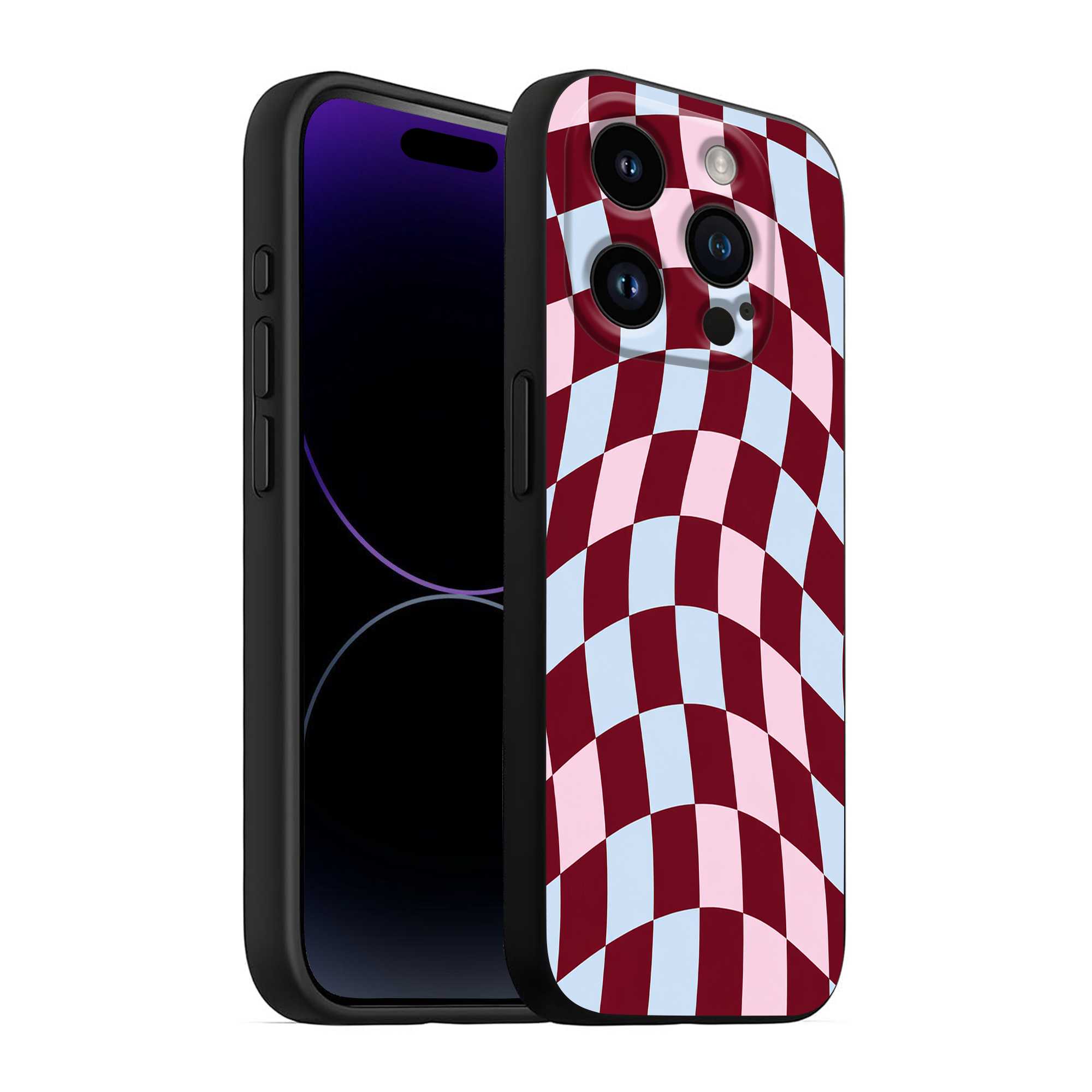 Retro Checker Silicone Case