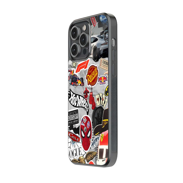Retro Racer Glass Case