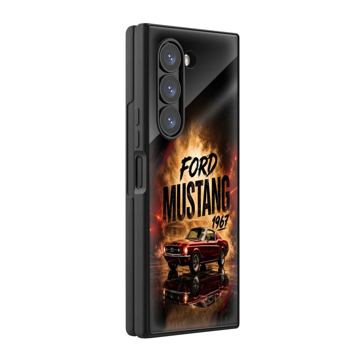 Retro Rumble Samsung Z Fold Glass Case Main image