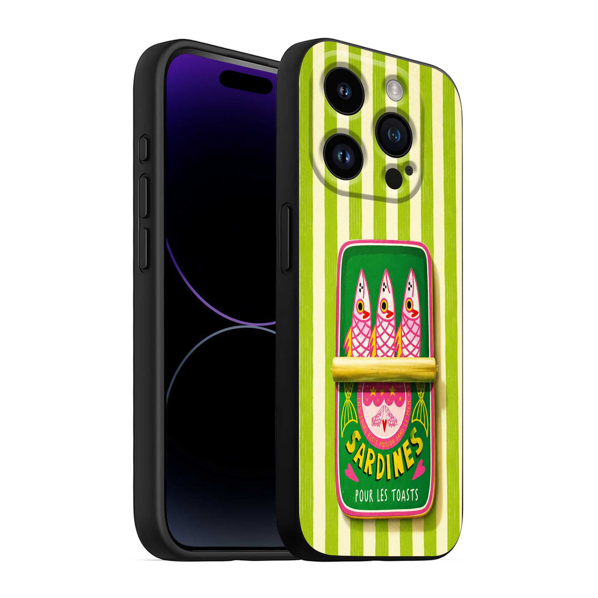 Retro Sardines Silicone Case