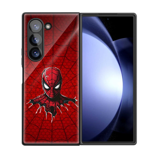 Retro Webverse Samsung Z Fold Glass Case