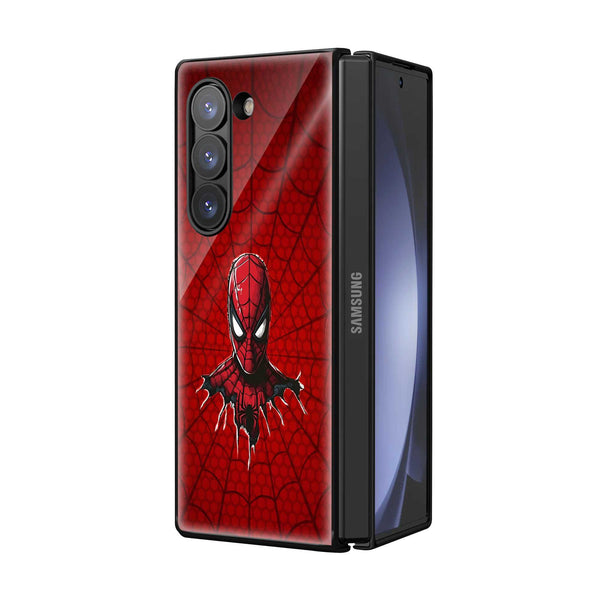 Retro Webverse Samsung Z Fold Glass Case