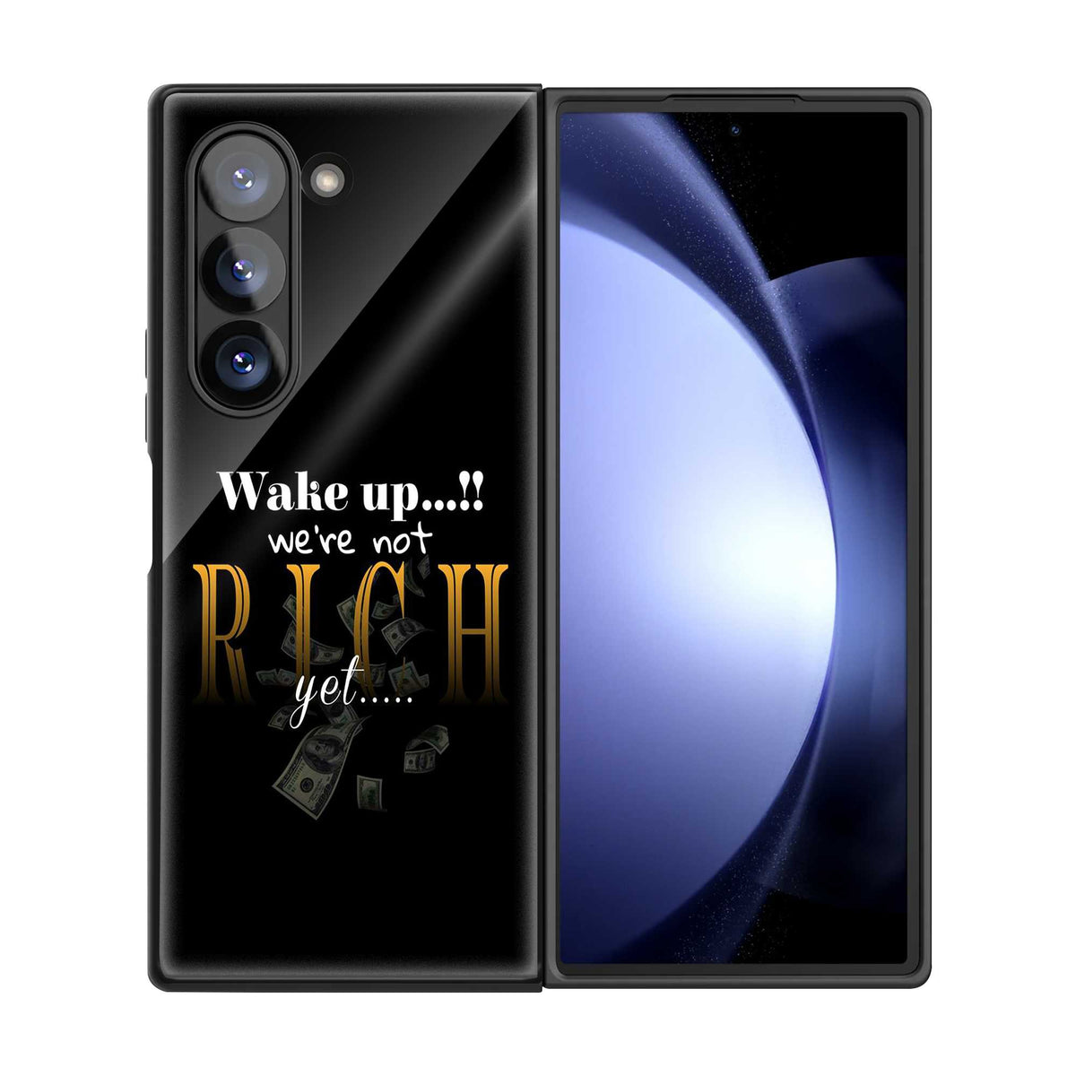 Rich Samsung Z Fold Glass Case