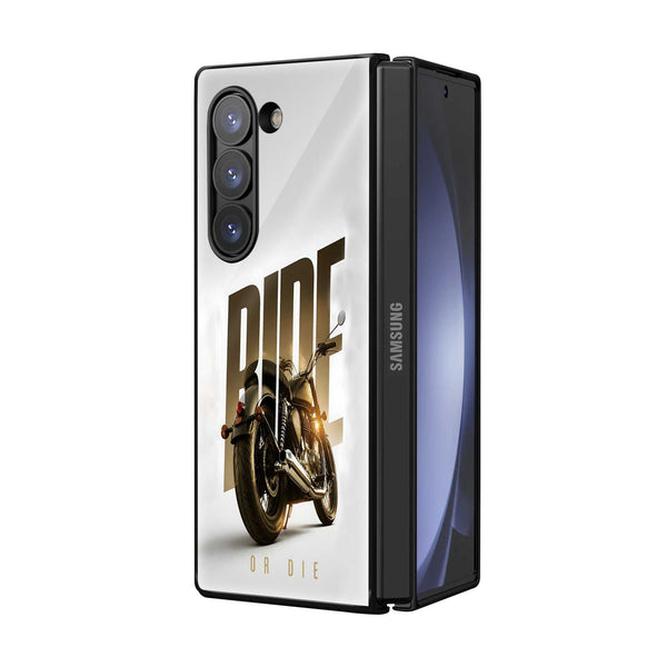 Ride Or Die Samsung Z Fold Glass Case