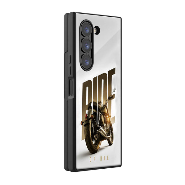 Ride Or Die Samsung Z Fold Glass Case