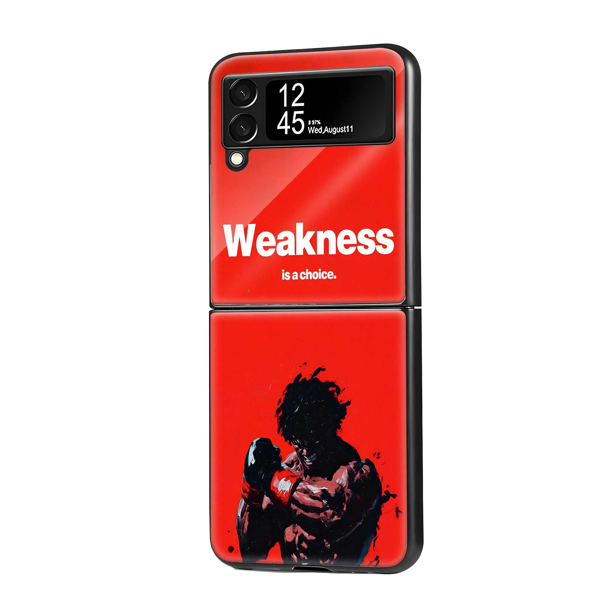 Rise Strong Samsung Z Flip Glass Case