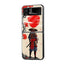 Rising Sun Samurai Samsung Z Flip Glass Case