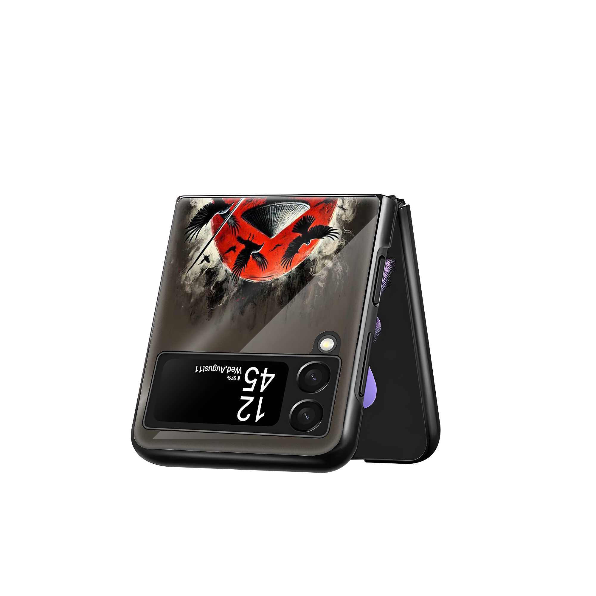 Ronin’s Shadow Samsung Z Flip Glass Case