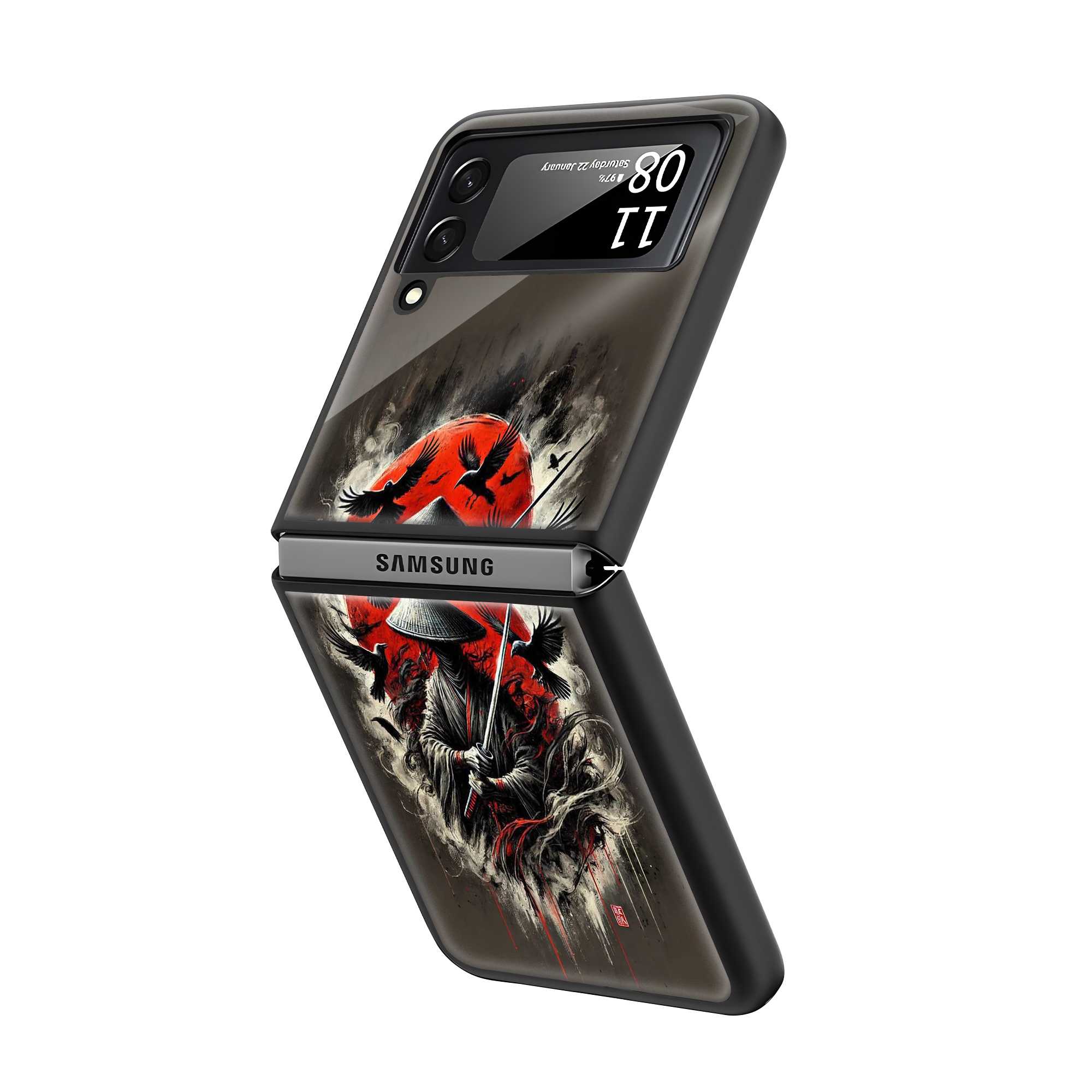 Ronin’s Shadow Samsung Z Flip Glass Case