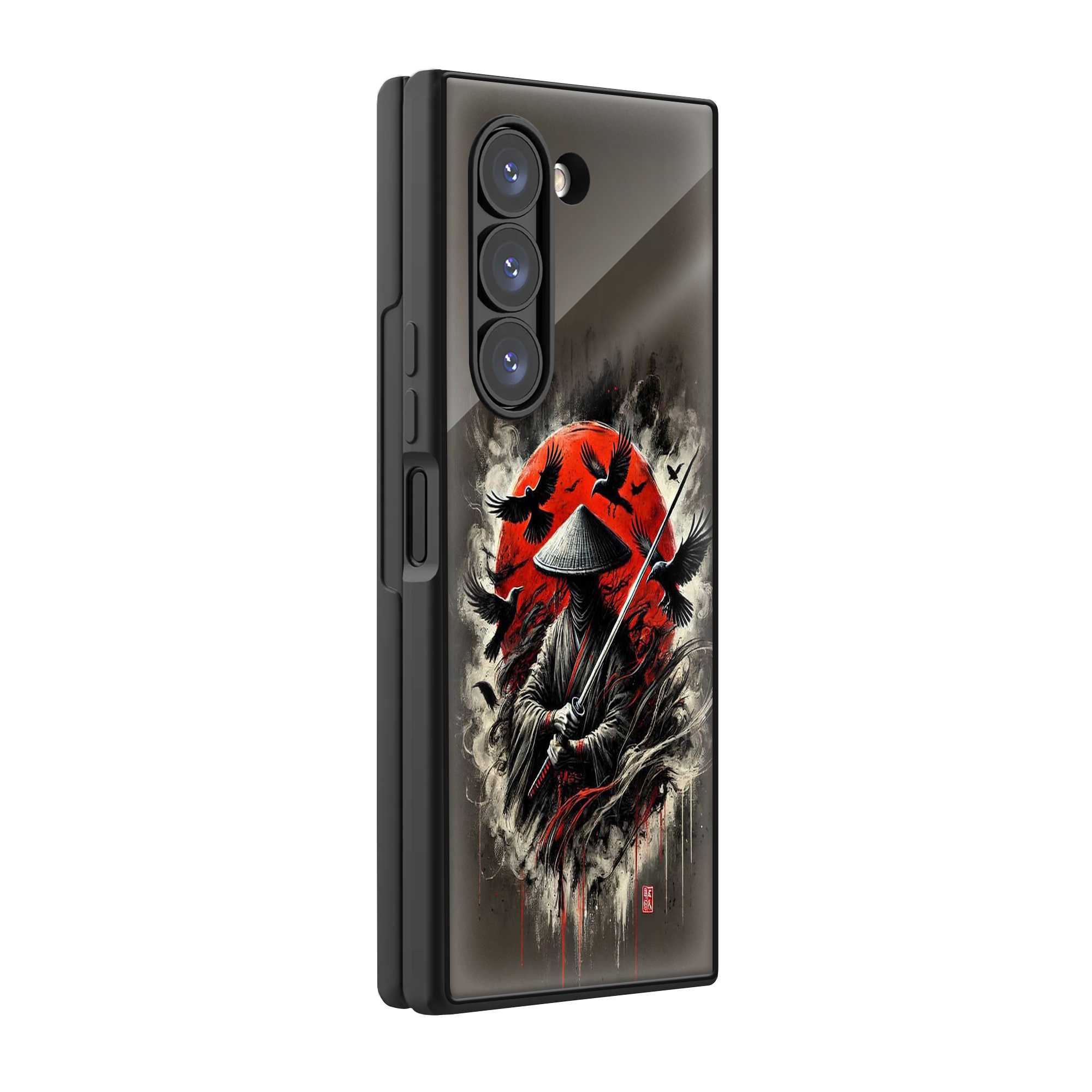 Ronin’s Shadow Samsung Z Fold Glass Case Main image
