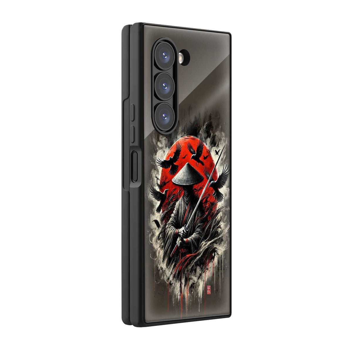 Ronin’s Shadow Samsung Z Fold Glass Case