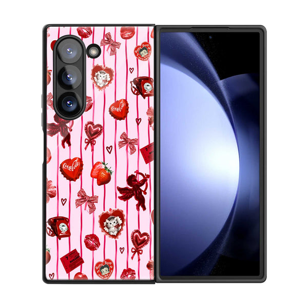 Rose Garden Samsung Z Fold Glass Case