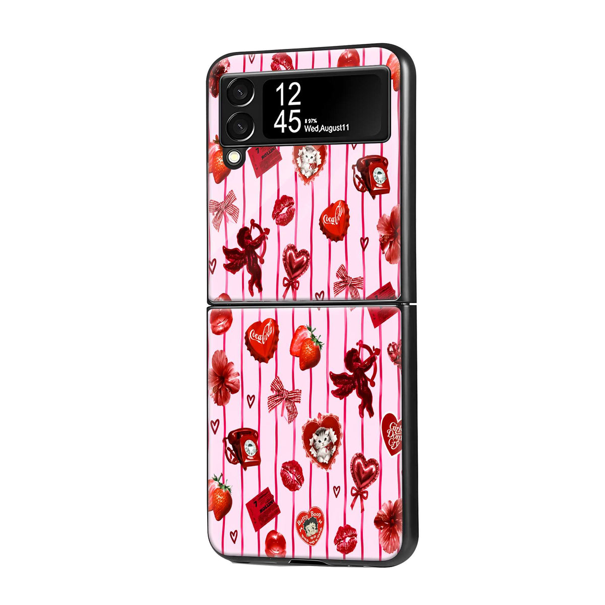 Rose Garden Samsung Z Flip Glass Case