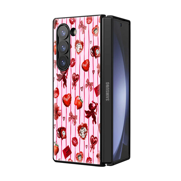Rose Garden Samsung Z Fold Glass Case