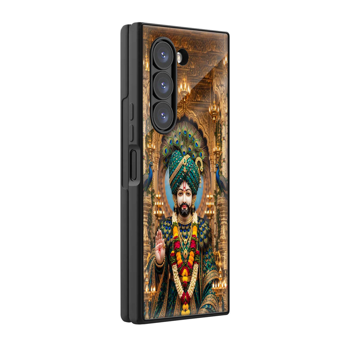 Royal Khatu Shyam Samsung Z Fold Glass Case