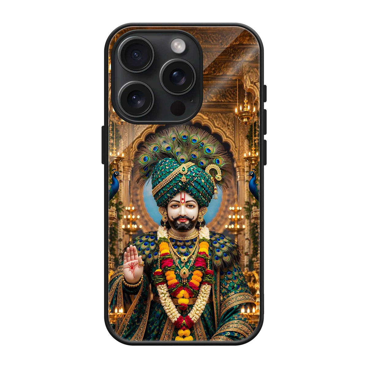 Royal Khatu Shyam Glass Case