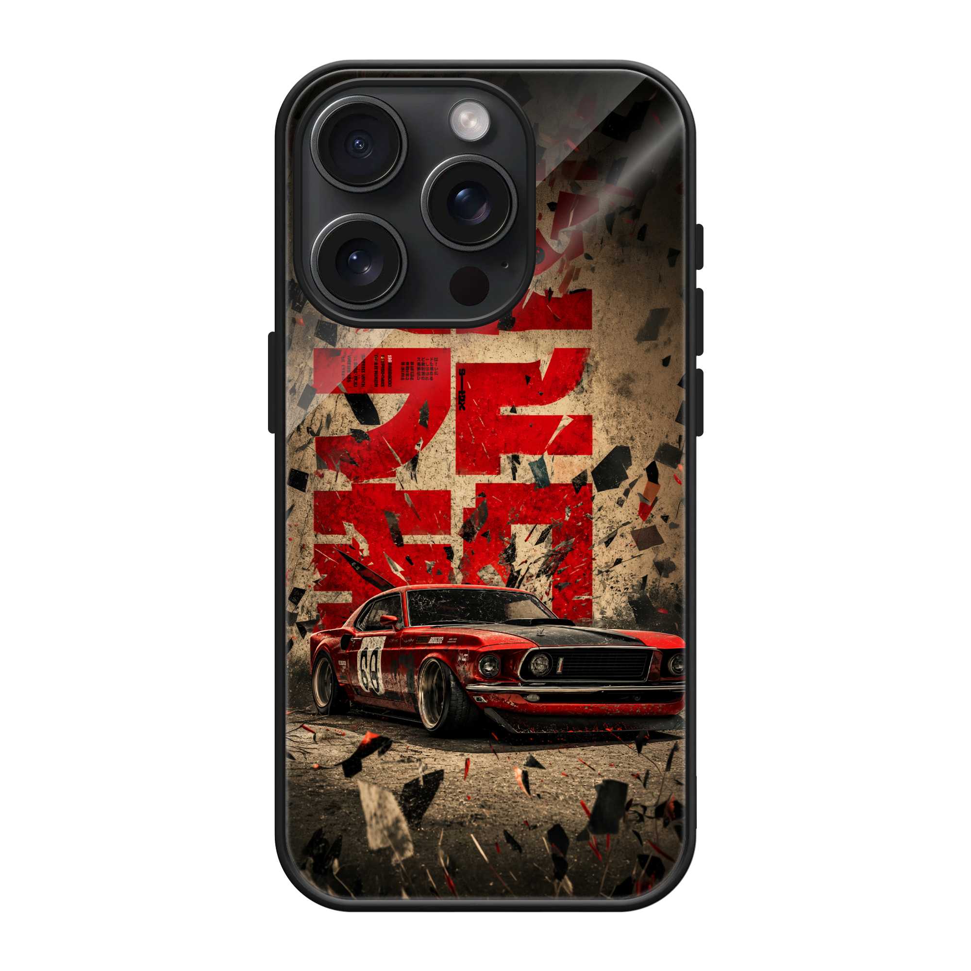 Rust & Race Glass Case Main image