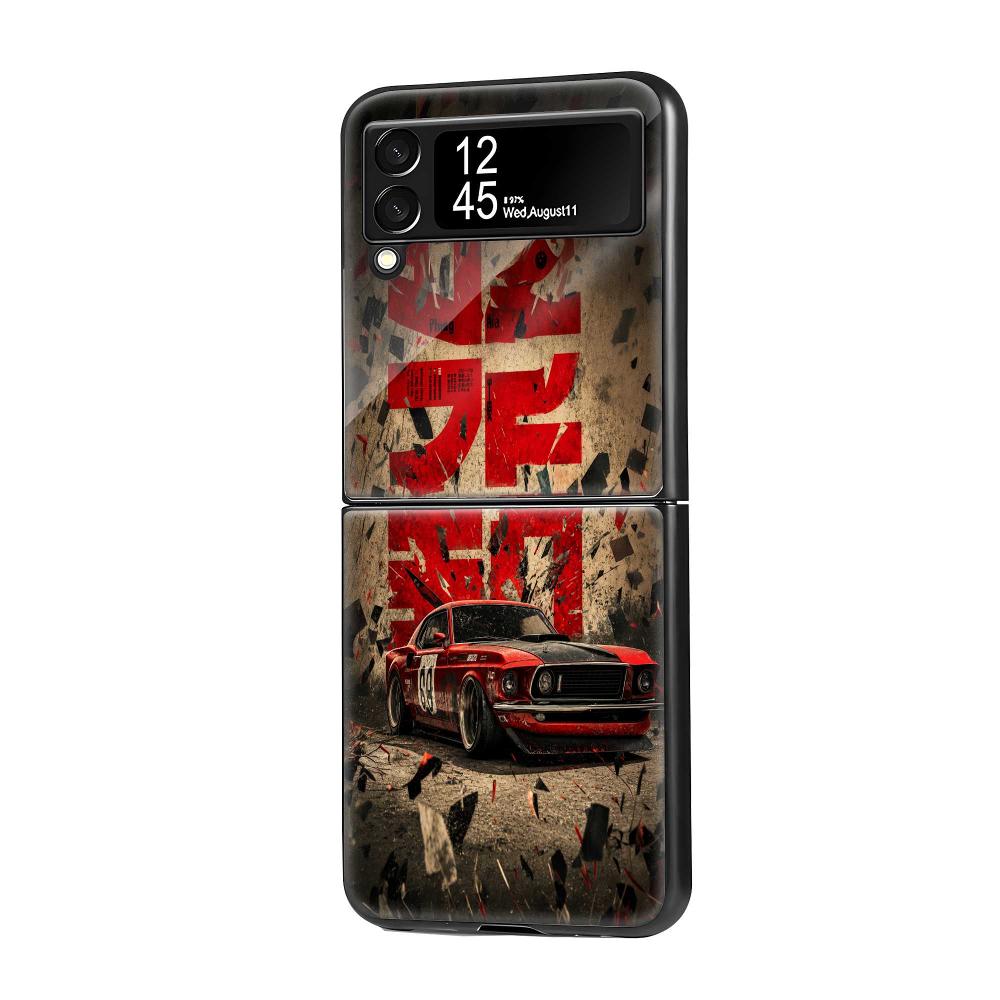 Rust & Race Samsung Z Flip Glass Case Main image