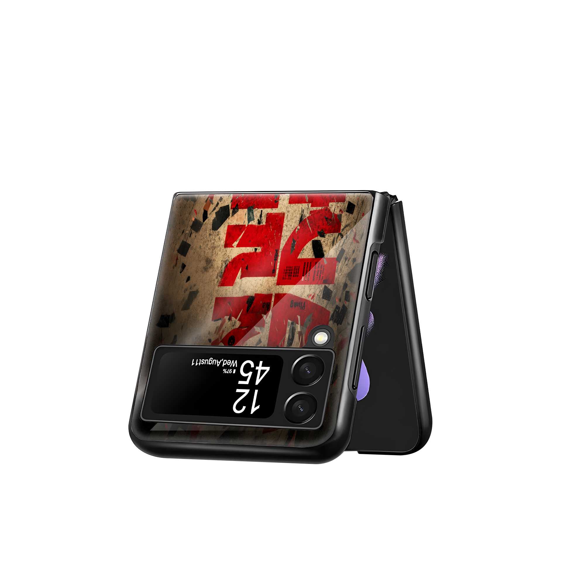 Rust & Race Samsung Z Flip Glass Case