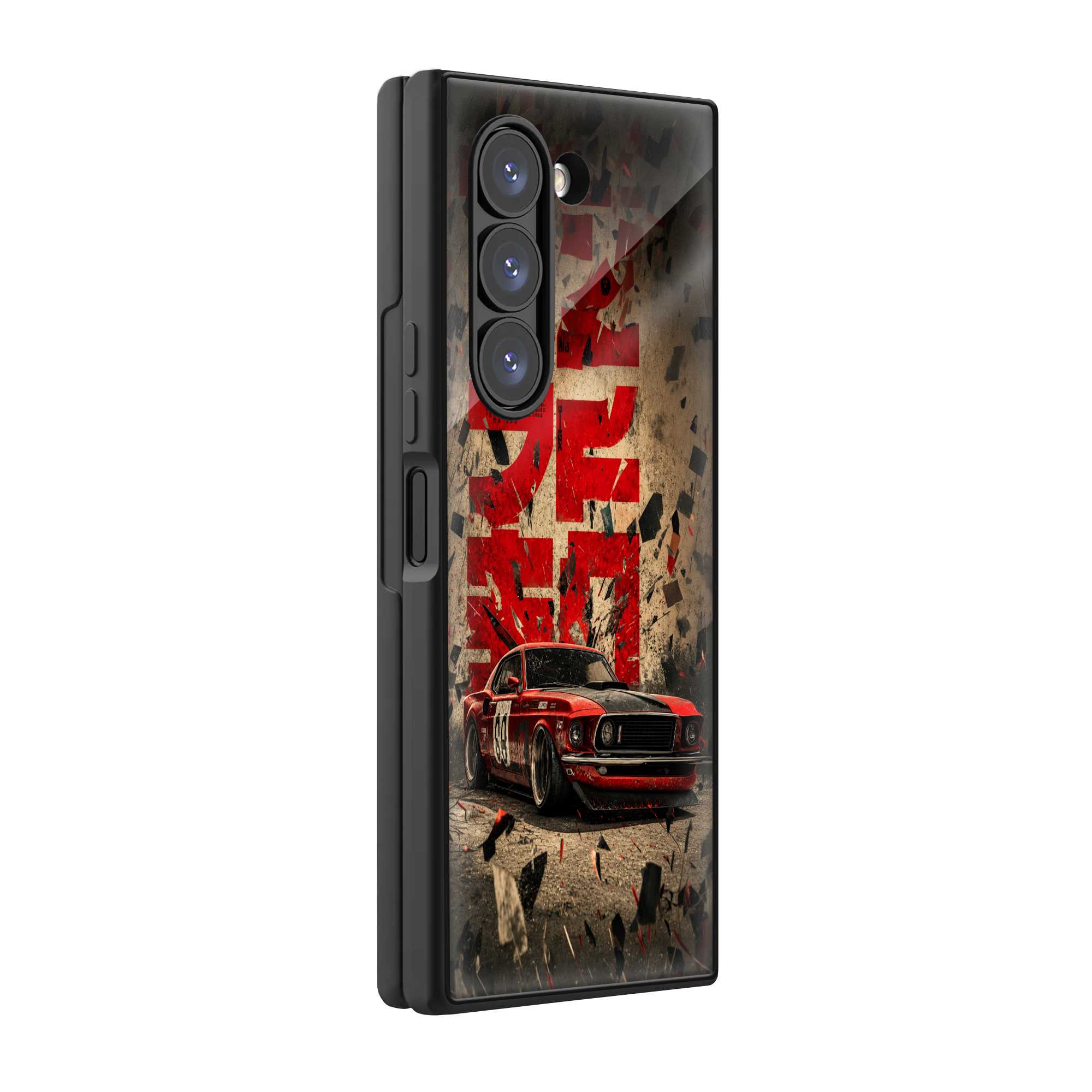 Rust & Race Samsung Z Fold Glass Case Main image