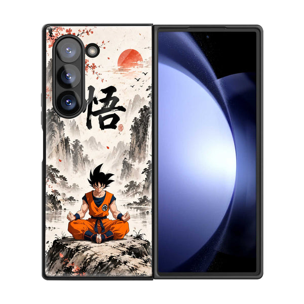 Saiyan Zen Samsung Z Fold Glass Case