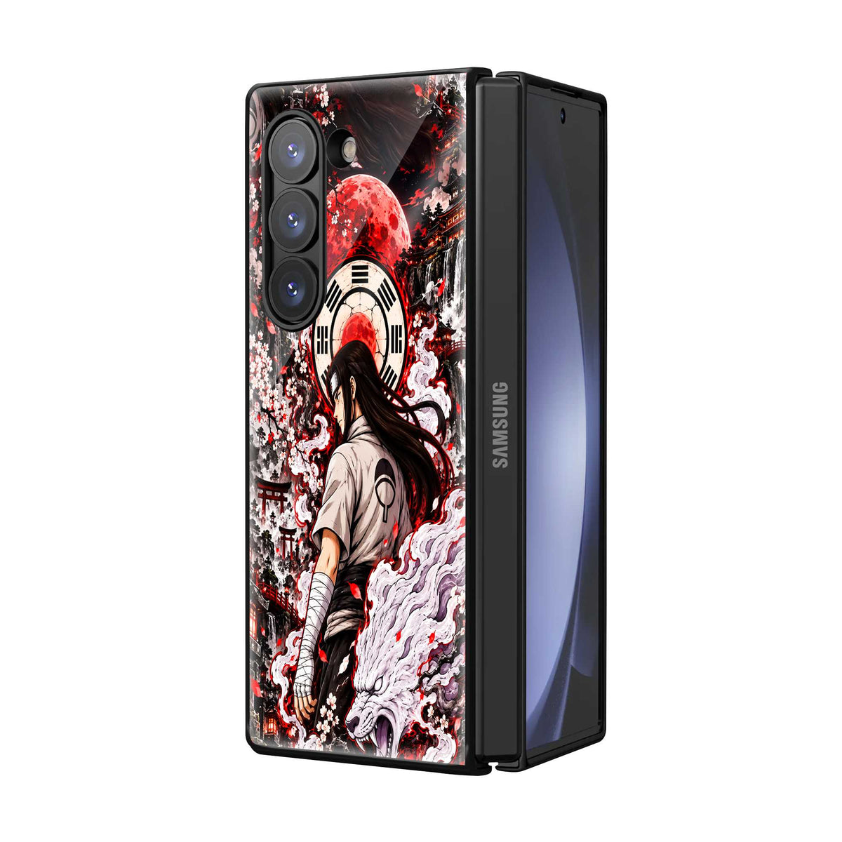 Sakura Nezuko Samsung Z Fold Glass Case