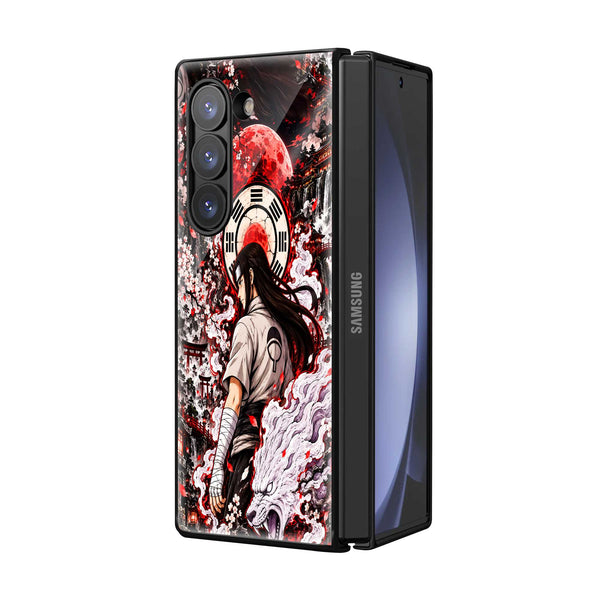 Sakura Nezuko Samsung Z Fold Glass Case