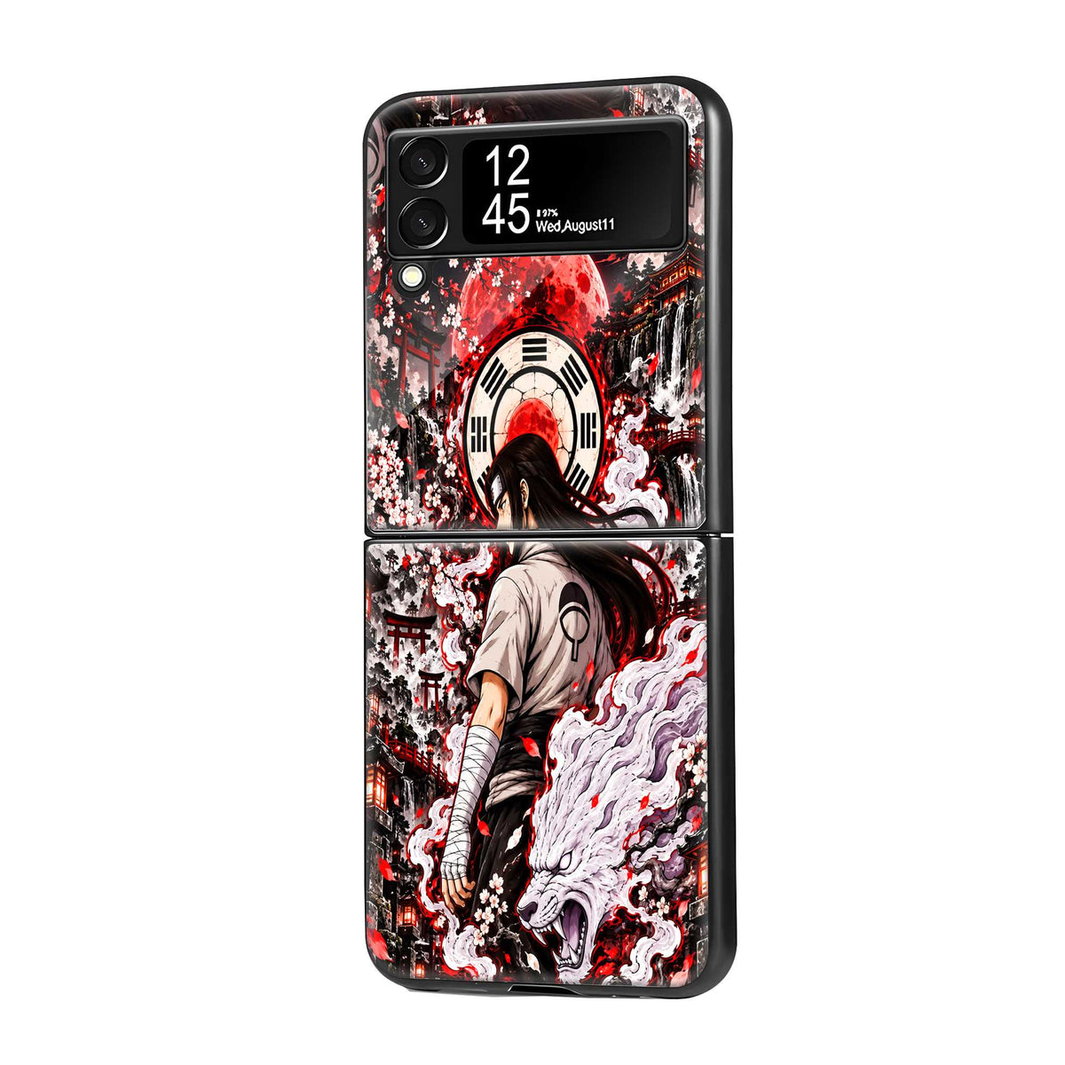 Sakura Nezuko Samsung Z Flip Glass Case