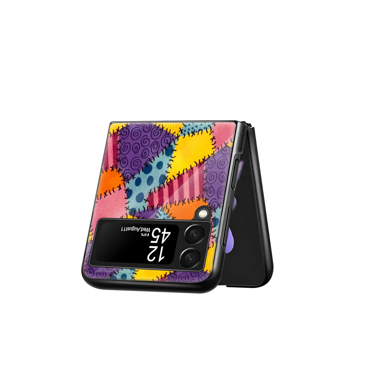 Sally Patch Samsung Z Flip Glass Case