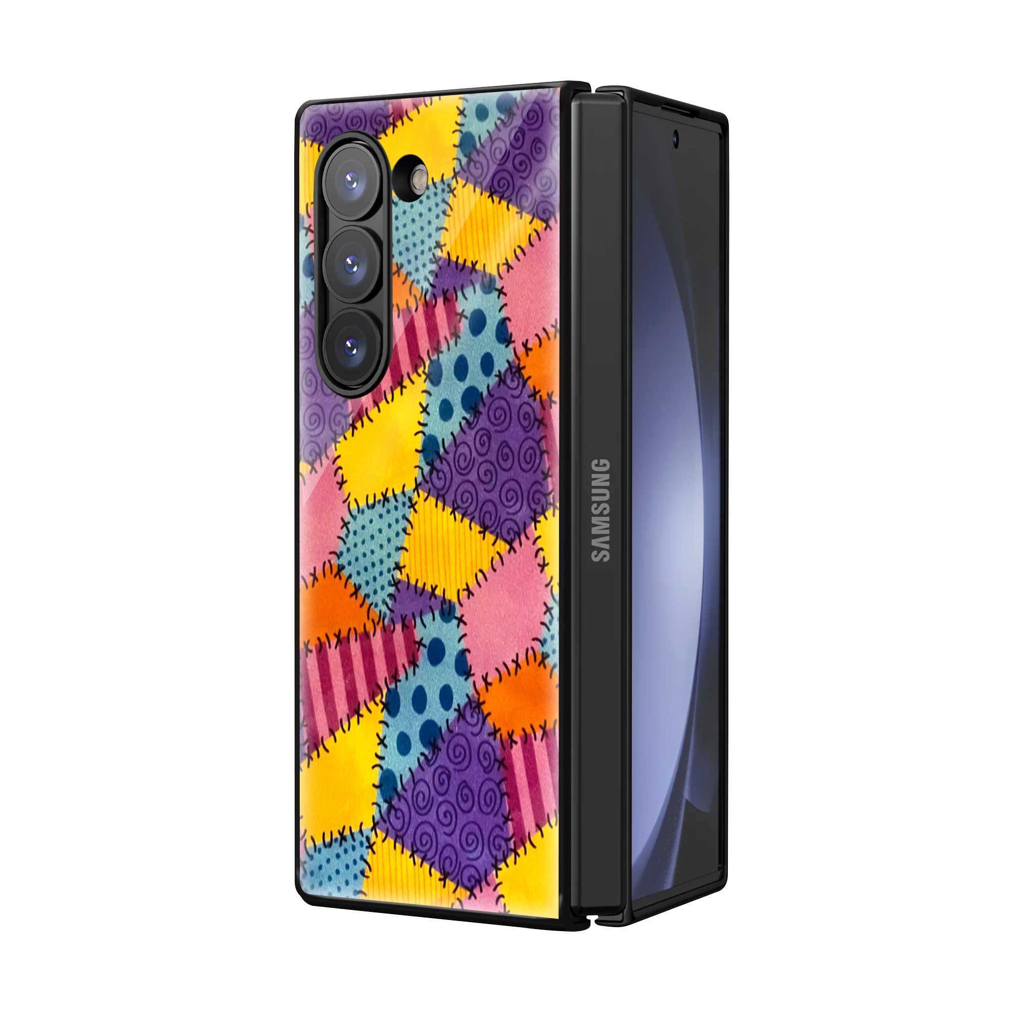 Sally Patch Samsung Z Fold Glass Case