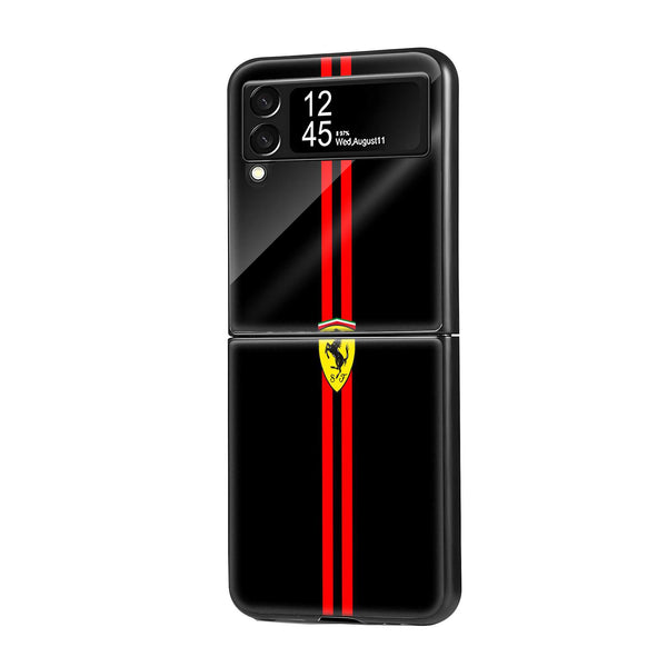 Ferrari Pulse Samsung Z Flip Glass Case