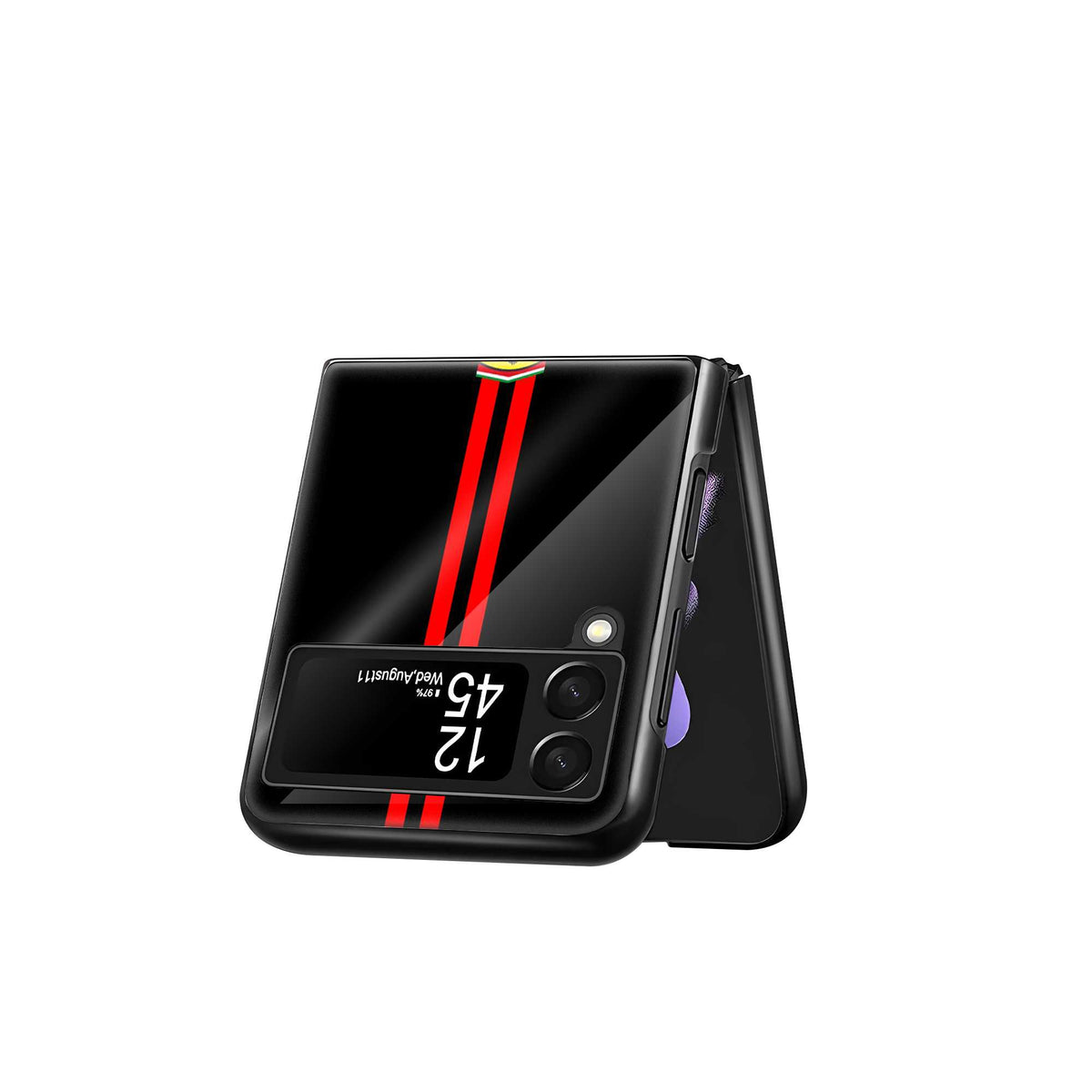 Ferrari Pulse Samsung Z Flip Glass Case