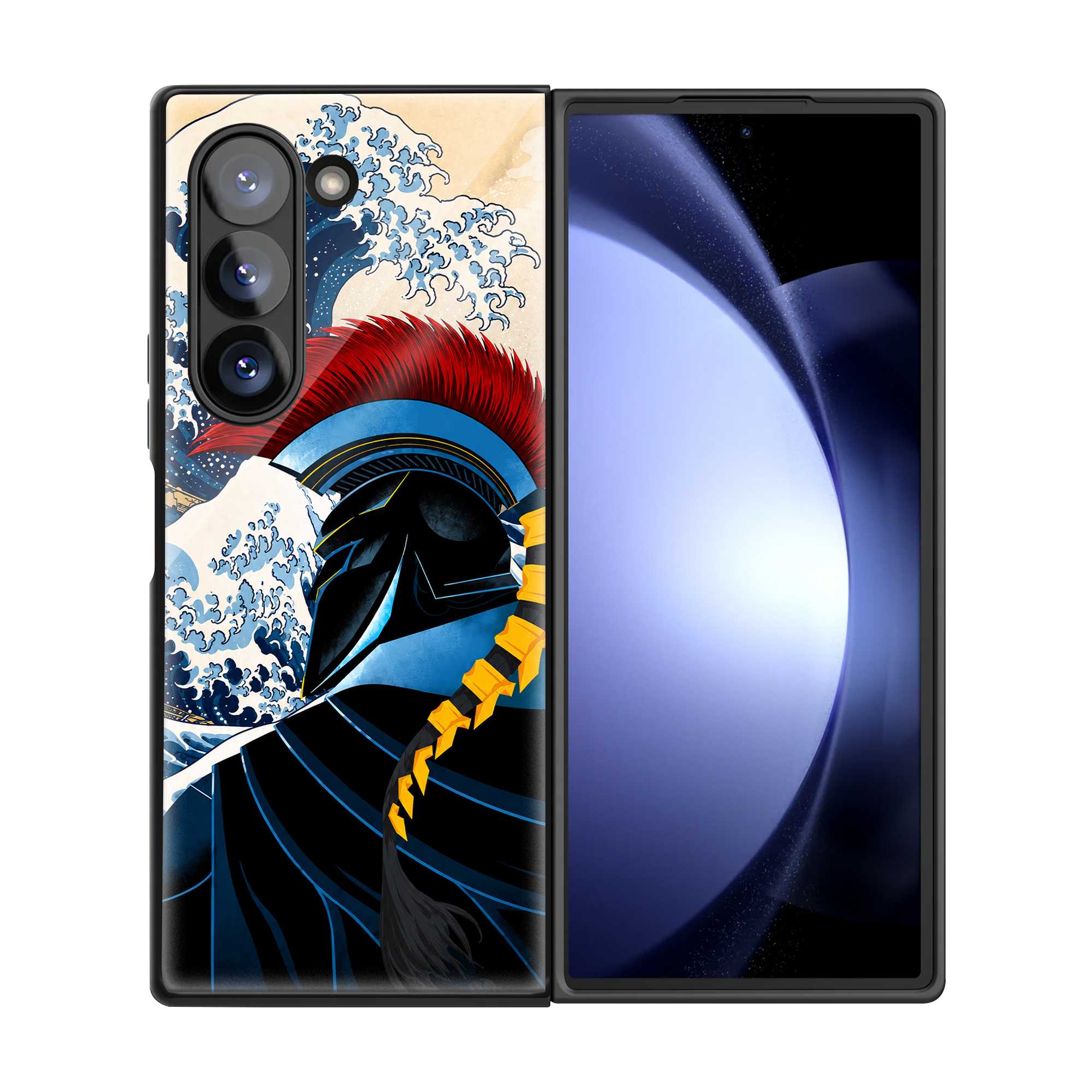 Samurai Tide Samsung Z Fold Glass Case