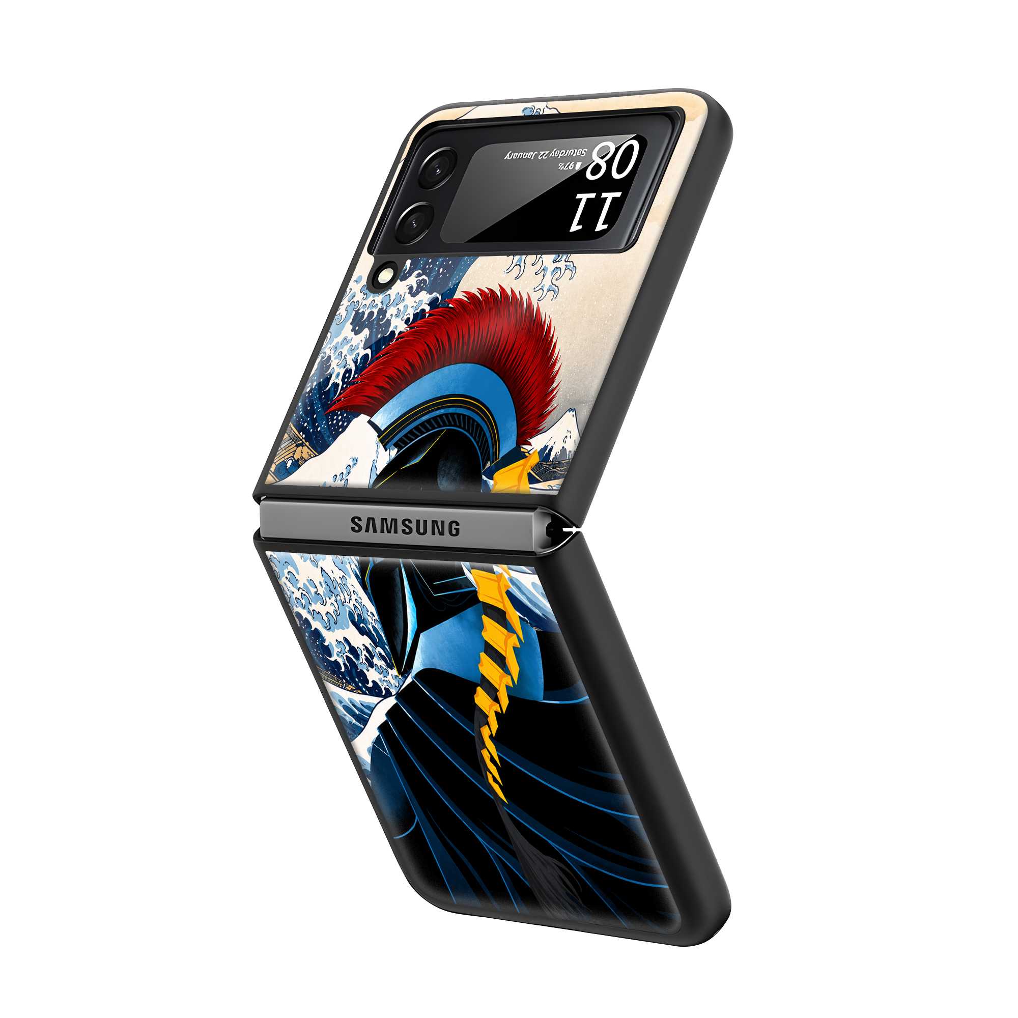 Samurai Tide Samsung Z Flip Glass Case