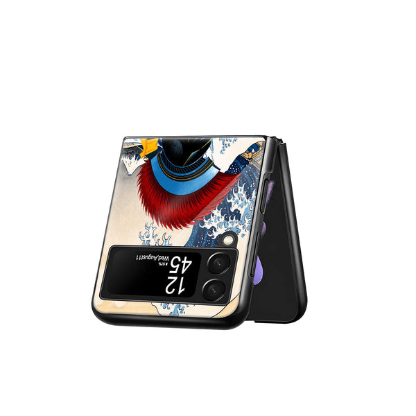 Samurai Tide Samsung Z Flip Glass Case