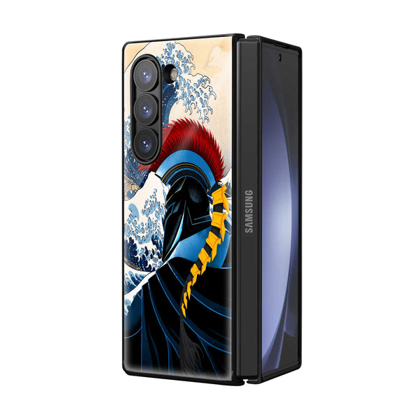 Samurai Tide Samsung Z Fold Glass Case