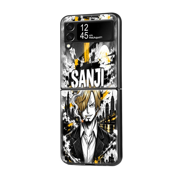 Sanji Urban Legend Samsung Z Flip Glass Case